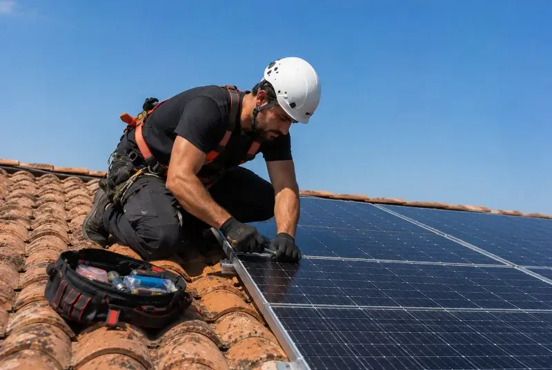 Maintenance et monitoring de panneaux solaires à Montoison