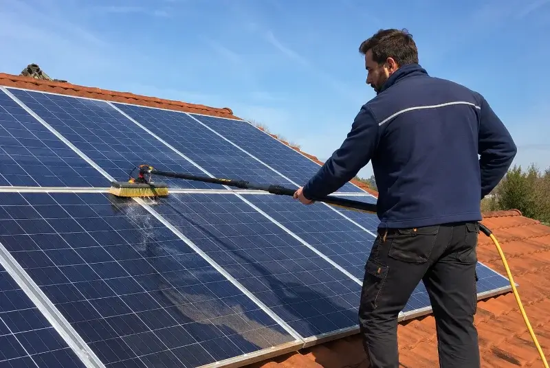 Nettoyage et entretien de panneaux solaires à Montoison